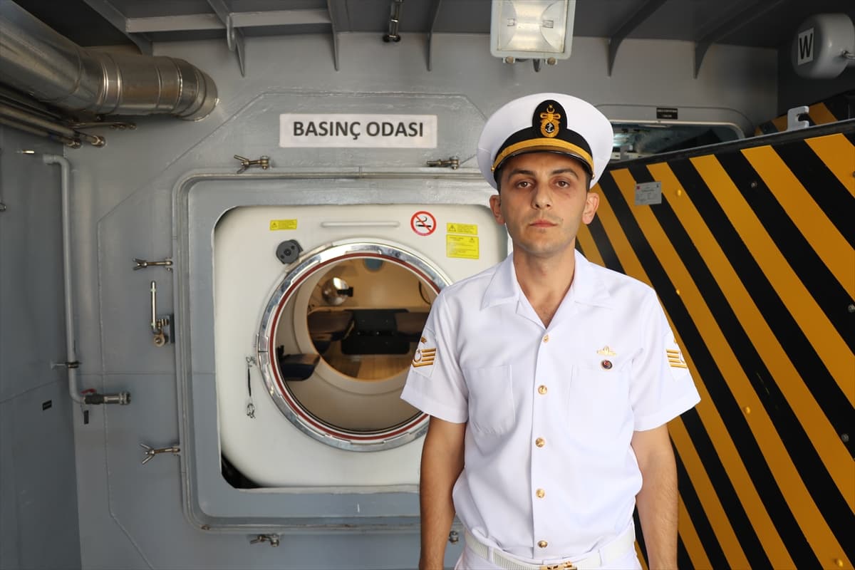 Türk askeri dalgıçların derinlerdeki eğitim üssü: Dalgıç-1 — 10